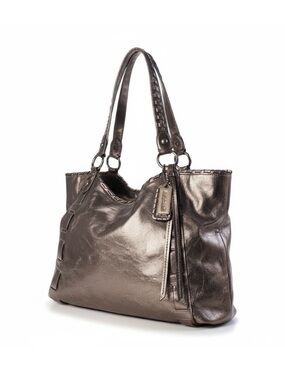 Coach XL Dylan Tote – Limited Edition Metallic Whipstitch